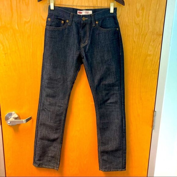 LEVI’S 511 Jeans 27  x 27 Dark Wash 9” Rise Jeans - Picture 1 of 8